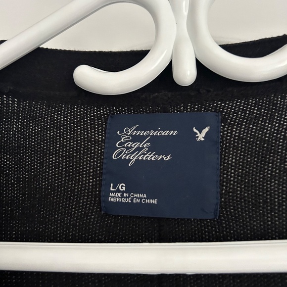 American Eagle Outfitters Black Cardigan 4 buttons - Picture 2 of 4